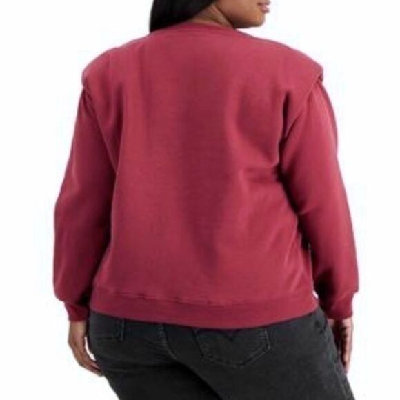 Women's Calvin Klein Red Sweatshirt 2X - Picture 2 of 6